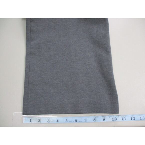 Talbots Soho Pant Womens 18 Heather Gray Career Dress Pants Thick Knit 40x30 - Picture 9 of 13